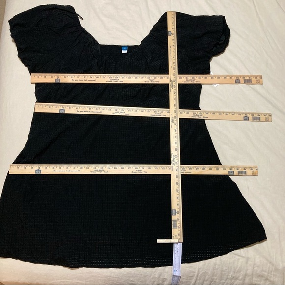 Old Navy Babydoll Style Mini Dress with Short Puff Sleeves - Picture 2 of 11